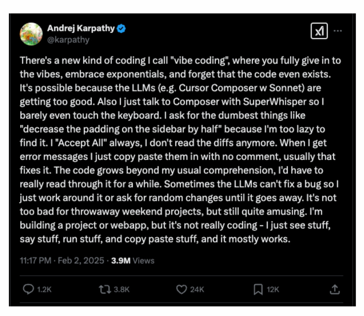 Andrej's original tweet.